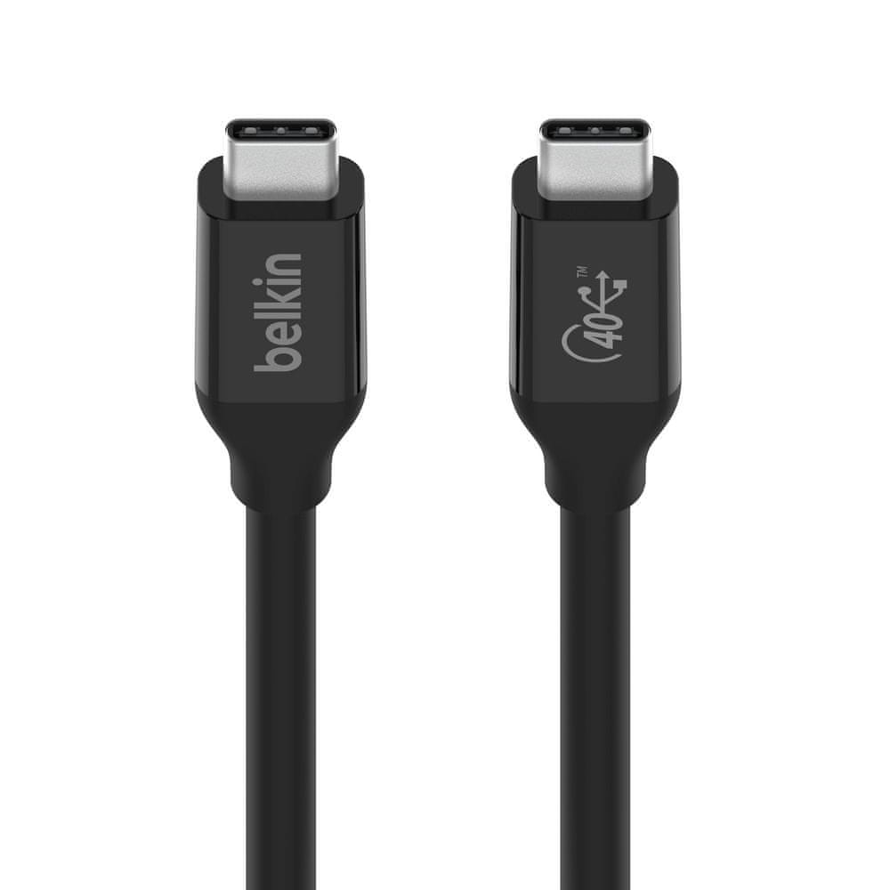 Belkin USB4 kábel 100W, 0,8m, čierny, INZ001bt0.8MBK